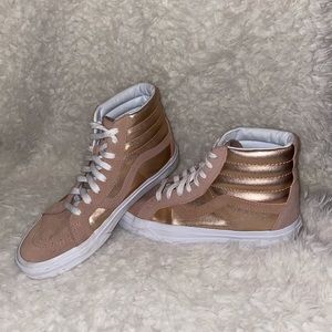 RARE dusty rose/ rose gold VANS